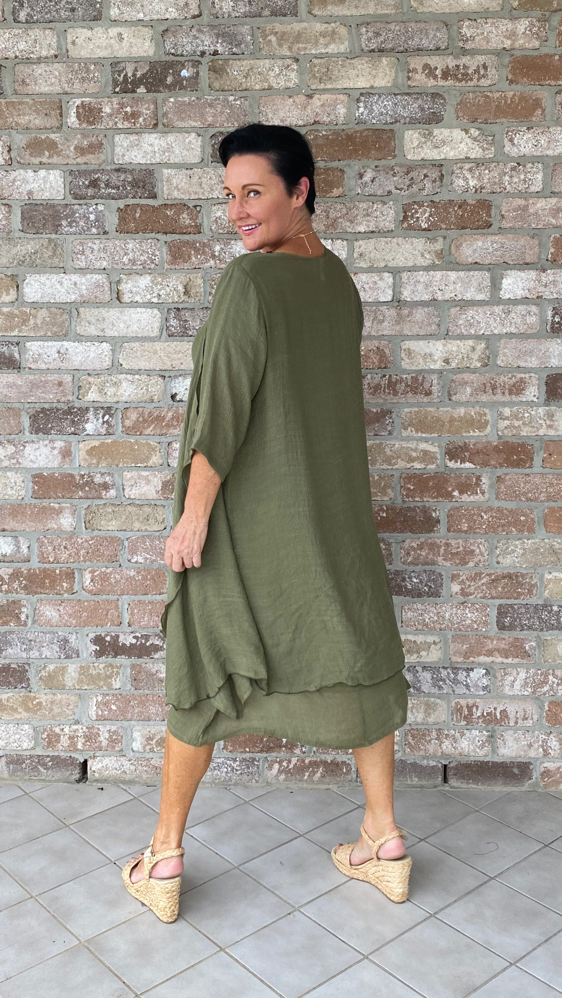 Fleur | Infinity Jacket in Olive