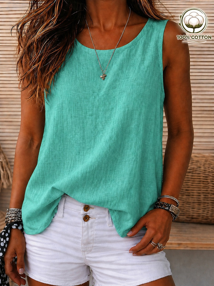Evie | Round Neck Sleeveless