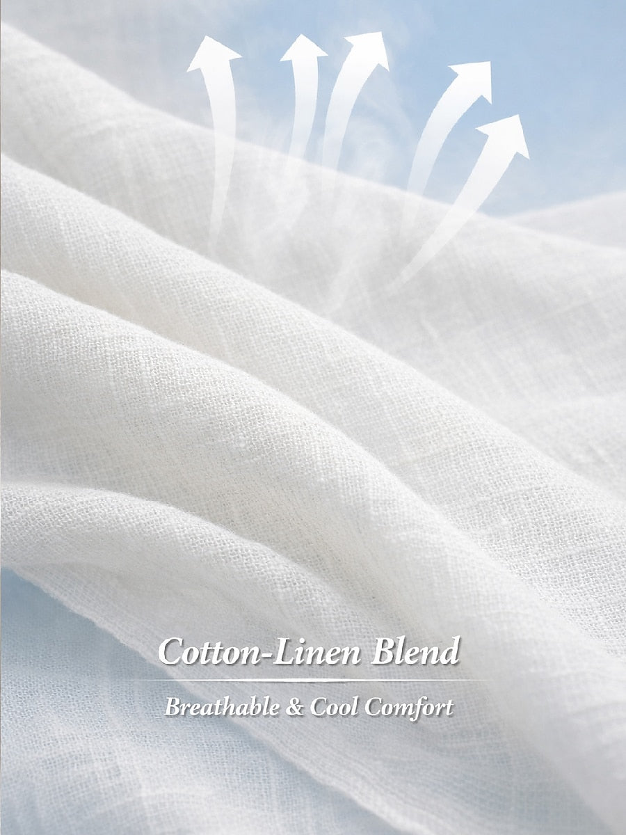 Abigail | Relaxed Linen Capri Pants