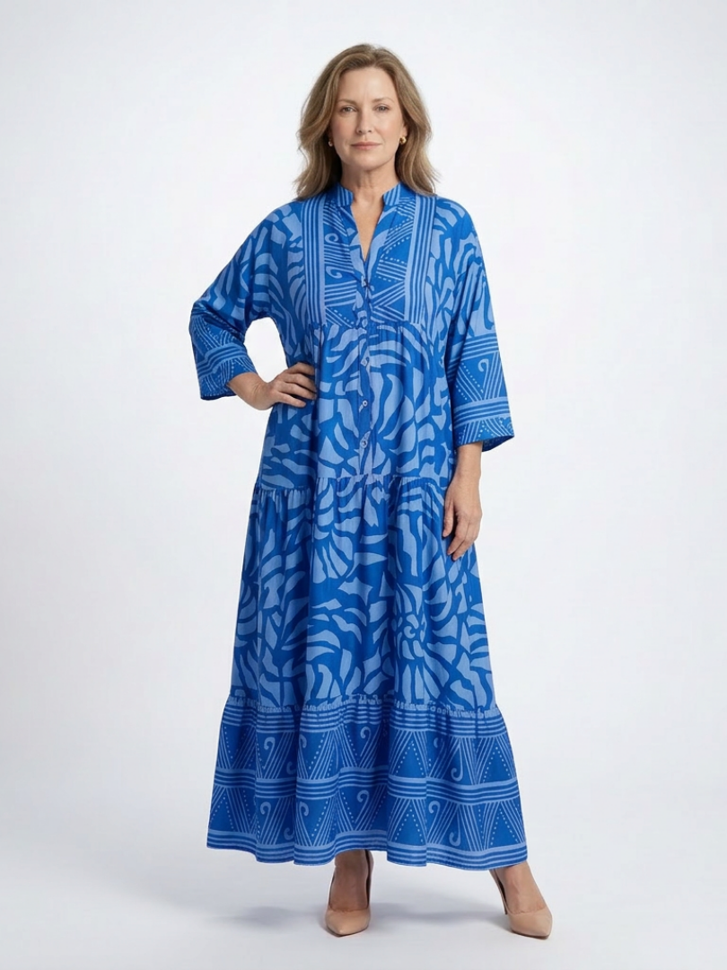 Marielle | Button Front Maxi Dress