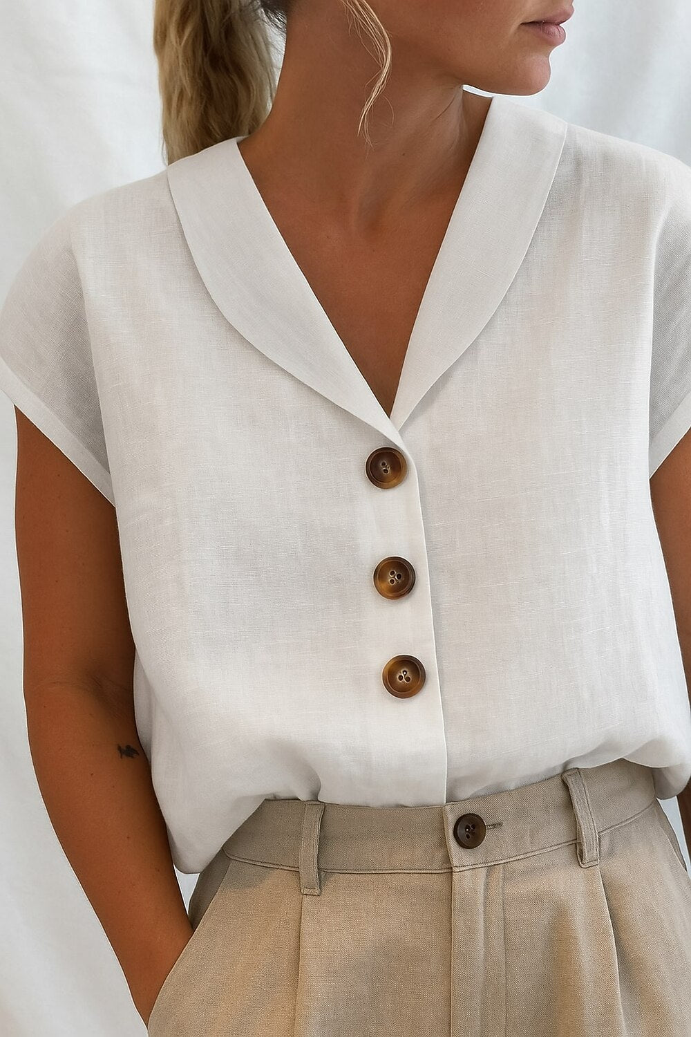 Kit | V Neck Blouse