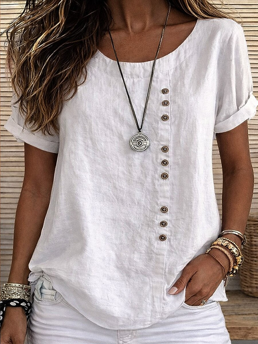Wren | Button Top